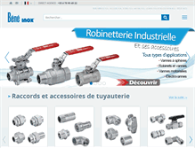 Tablet Screenshot of bene-inox.com